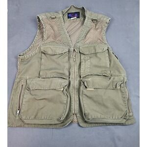 Early Winters Photography Vest Mens Large‎ Brown Mesh Outdoor Fishing Hunting